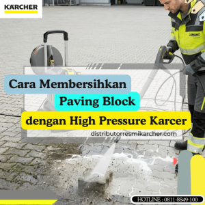 cara membersihkan paving block_ cara membersihkan paving blok dengan high pressure karcher