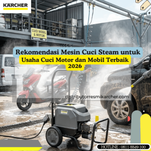 Rekomendasi Mesin Steam untuk Usaha Cuci Motor dan Mobil Terbaik 2026_mesin steam untuk usaha