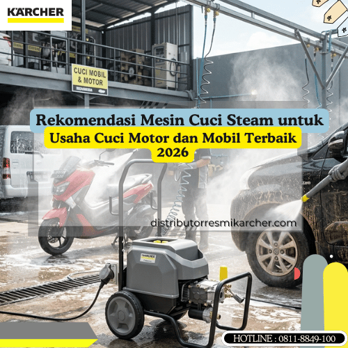 Rekomendasi Mesin Steam untuk Usaha Cuci Motor dan Mobil Terbaik 2026_mesin steam untuk usaha